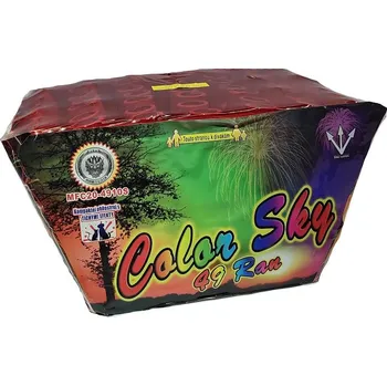 Zábavní pyrotechnika Kompakt Color Sky 49 ran