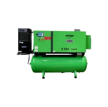 Kompresor Šroubový kompresor Atmos ALBERT E.222 Vario s karosérií, Tlaková verze - max. tlak 8 Bar (3600 l/min), Tlaková nádoba bez nádoby, Sušička vzduchu - kondenzační bez sušičky