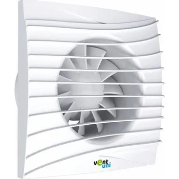 Ventilace UNITRADE HK VU-125-SF-C-H01-tichý se zpětnou klapkou, časový spínač, hygrostat