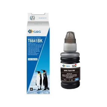 G&G kompatibilní ink s C13T66414A, black, NPR-T6641BK-70ml-D, pro Epson L100, L200, L300