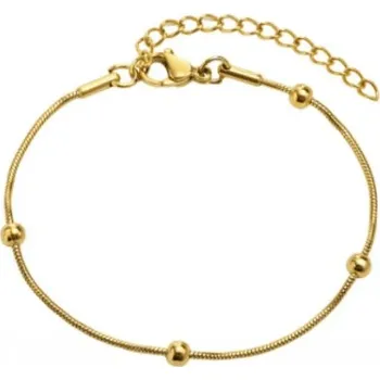 Náramek ORNAMENTI Pozlacený náramek Tiny Dots gold