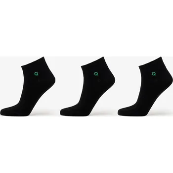 Pánské ponožky Ponožky Queens Essential Ankle Socks 3-Pack Black 39-42
