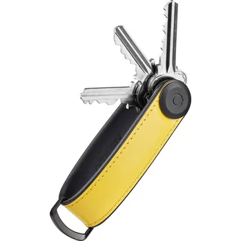 Klíčenka Orbitkey 2.0 Hybrid Leather Solar Yellow žlutá