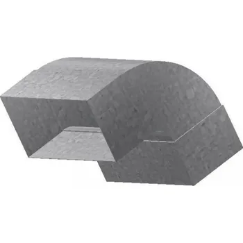 Vzduchotechnické potrubí UNITRADE HK Oblouk 90° 50x100 vertikální dlouhý