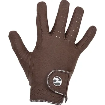 Jezdecké rukavice BUSSE Rukavice jezdecké Casual BUSSE, hnědé XL