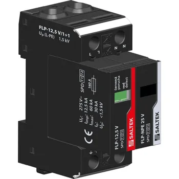 svodič přepětí Saltek FLP-12,5 V/1+1 svodič bleskových proudů a přepětí TT