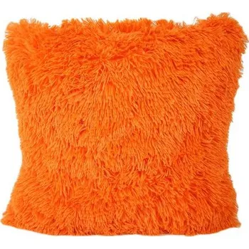 Povlečení Chlupatý povlak na polštář - oranžový
