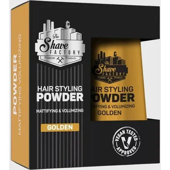 Stylingový přípravek The Shave Factory Hair Styling Powder Golden pudr na vlasy 20 g
