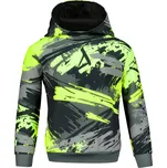 Dětská funkční mikina premium ALTISPORT VOJ/ALK014MI01 ČERNÁ/ZELENÁ 110