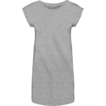 Dámská móda Tričkové šaty K 388 light grey heather S/M