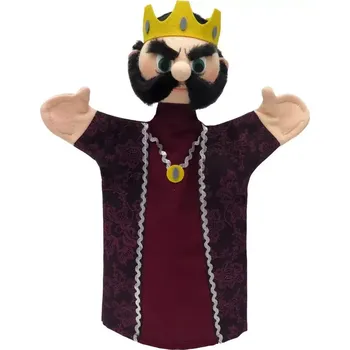 plyšák Král zlý 28 cm, maňásek