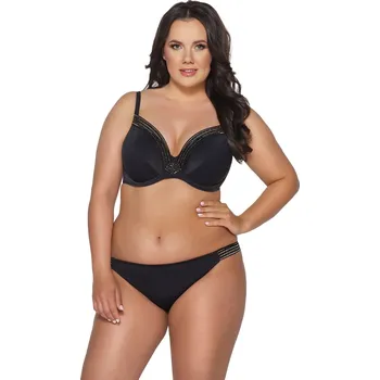 Dámské plavky Spodní díl plavek Ava SF 209/13/B S-3XL Brazilský černá XL-42