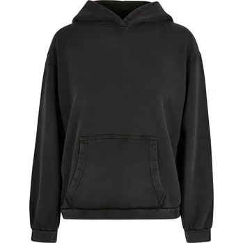 Dámská mikina Dámská mikina s kapucí "Acid Wash" BY 194 black 5XL