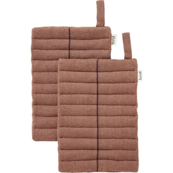 Chňapka FERM LIVING Sada kuchyňských chňapek Ito, 2ks, Hazel