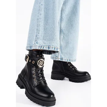 Dámská zimní obuv Komfortní dámské kotníčkové boty platforma 36