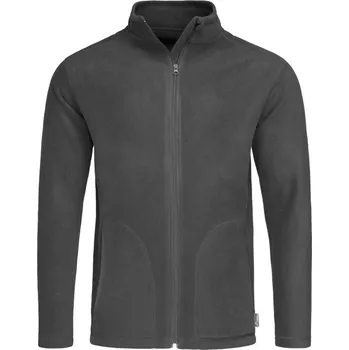 Pánská mikina Pánská fleecová bunda Fleece Jacket Men grey steel L