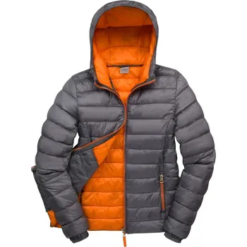 Dámská prošívaná bunda "SnowBird" grey-orange L