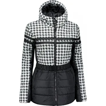 Dámská zimní bunda ALTISPORT DEBORA ČERNÁ/BÍLÁ XS