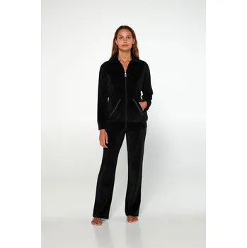 Dámská halenka Vamp - Tepláková souprava na zip 19939 - Vamp black L