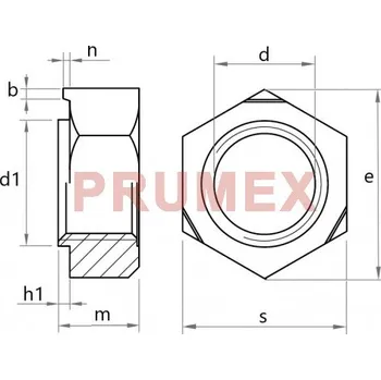 Matice Matice pro přivaření DIN 929 M12 nerez A2