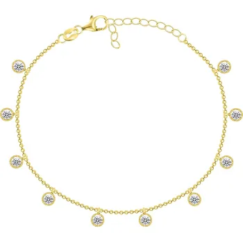 Náramek Brilio Silver Pozlacený náramek se zirkony BRC78Y + 2 měsíce na vrácení zboží