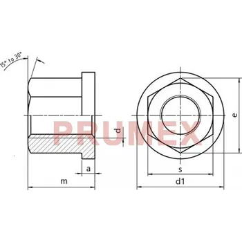 Matice Matice s nákružkem DIN 6331 M42 |10| bez PÚ
