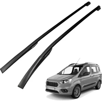 Příčník na automobil Podélné nosiče černé Ford Courier, r.v. 2014-2022