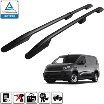 Příčník na automobil Podélné nosiče černé Fiat Doblo krátké, r.v. 2022+