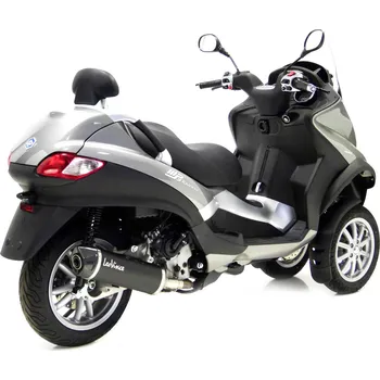 Výfuk pro motocykl 14005U NERO PIAGGIO MP3 400/LT/RST (07-12), MP3 500/BUSINESS/LT/SPORT (11-16)