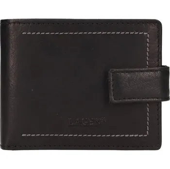 Peněženka Lagen měkká pánská peněženka černá BLC 5694 ČERNÁ