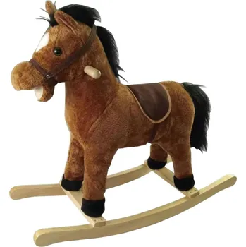 Houpací kůň Wiky Kůň houpací hnědý 71 x 28 x 65 cm
