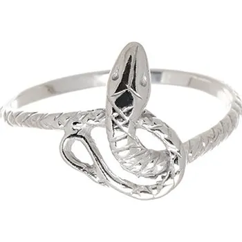 Prsten Dámský stříbrný prsten had STRP0314F