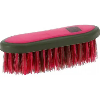 Čištění pro koně Kartáč pro koně HIPPOTONIC Softfun bez poutka růžová