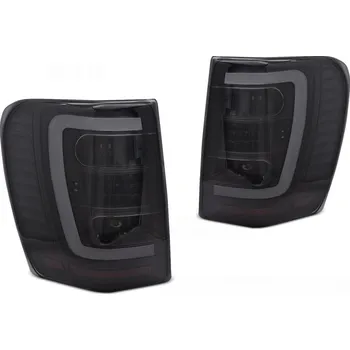 Zadní světlomet TUNING-TEC Zadní světla Chrysler Jeep Grand Cherokee 99-05.05 černé/kouřové LED