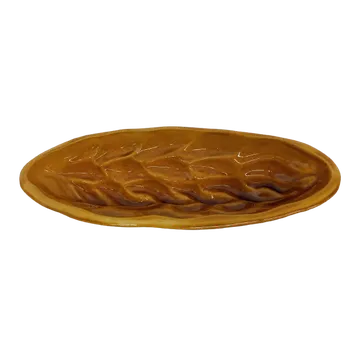 Forma na pečení VČELIČKY Forma na pečení Vánočka 35x9cm barva medová