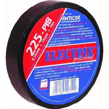 Izolační páska Anticor Bohemia Izolační páska 225 PIB/50x5x0,5/ černá