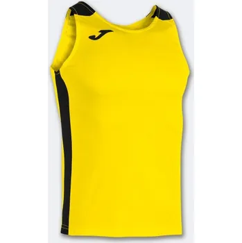 Dívčí tričko Pánské/Chlapecké sportovní tílko JOMA RECORD II TANK TOP YELLOW BLACK Velikost: M, Barva: YELLOW-BLACK