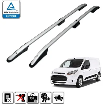 Příčník na automobil Podélné nosiče stříbrné Ford Transit Connect, r.v. 2014-2023 - krátká verze L1