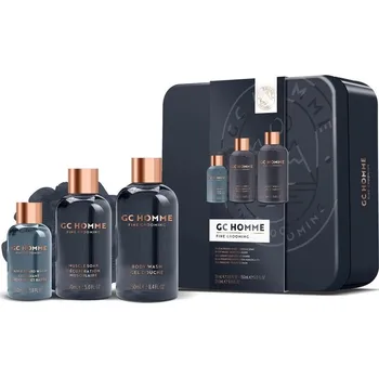 Kosmetická sada Grace Cole Černý pepř & Mandarinka Dárková sada péče o tělo v plechové dóze, 4 ks