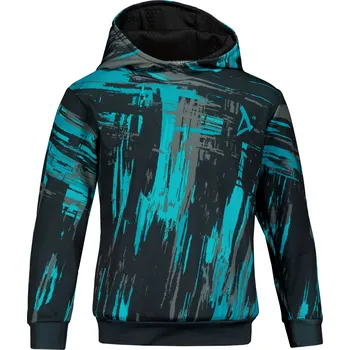 Chlapecká mikina Dětská funkční mikina premium ALTISPORT VOJ/ALK010MI01 ČERNÁ/EMERALD 110