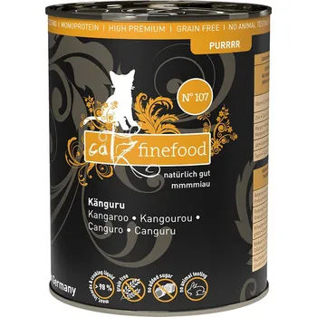 Krmivo pro kočku Catz finefood Purrrr No.107 klokaní 6 × 400 g
