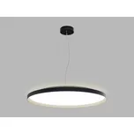 Závěsné stmívatelné LED2 svítidlo MOON CRI90 přímé/nepřímé svícení Varianta: MOON P/N-Z, Ø 800 mm, 88 W, 6160 lm, černá/champagne, 2CCT, DALI