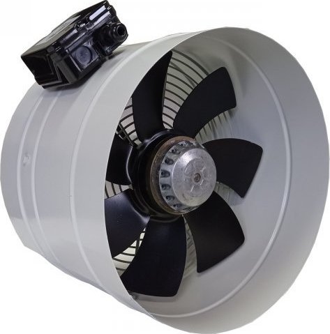 UNITRADE HK Ventilátor průmyslový do potrubí axiální Vent uni EKF 200 AF, výkon 680 m3/h