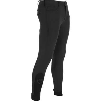 Jezdecké kalhoty EQUESTRO Rajtky Aria Equestro, s gripem, pánské, černé 38