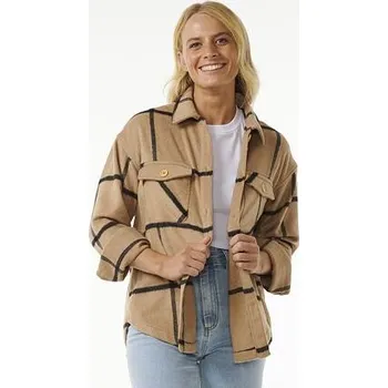 Pánská košile Košile Rip Curl THE SEARCH FLANNEL SHIRT Beige velikost L