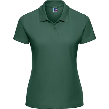 Dámské piqué polo 539F bottle green 3XL