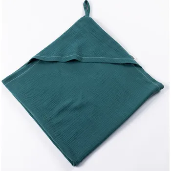 Dárková krabička Tulimese Dárková krabička Velká mušelínová osuška s výšivkou NA PŘÁNÍ VÝBĚR BARVY/MATERIÁLU: MUŠELÍN TMAVĚ ZELENÝ