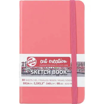 Skicák Art Creation korálový, 140 g/m2, 80 stran - 9 x 14 cm