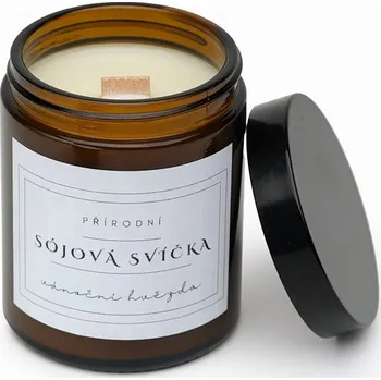 Svíčka Sójová svíčka Vánoční hvězda premium Druh: Dřevěný knot