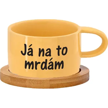 Hrnek makronka - Já na to mrdám Barva hrnečku: Žlutá